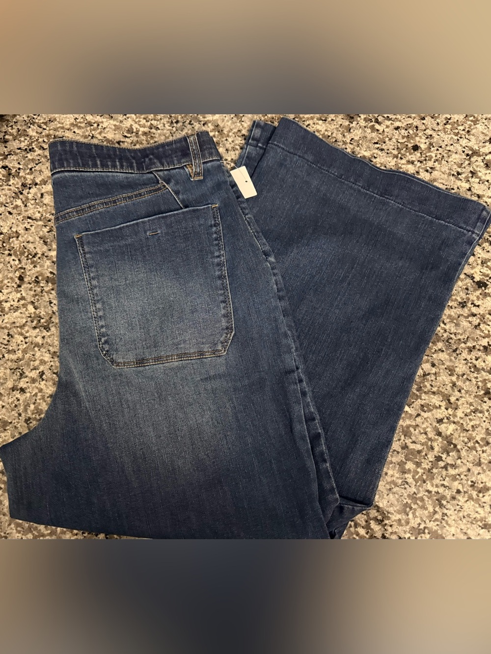 ❤️ Wit & Wisdom Medium/Dark Blue Wyatt Skyrise Jeans - Picture 9 of 9